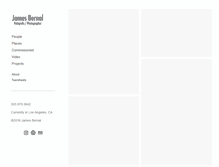 Tablet Screenshot of jamesbernal.com